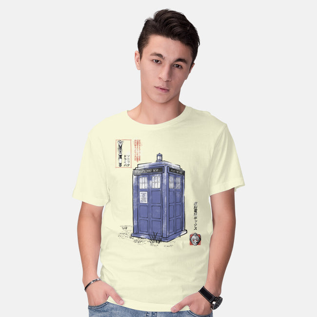 Police Box Sumi-E-Mens-Basic-Tee-Astrobot Invention