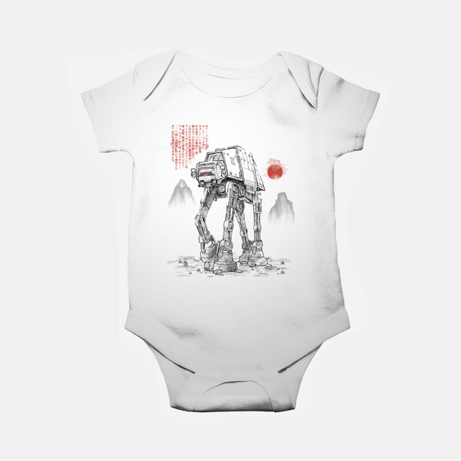 Armored Walker Sumi-E-Baby-Basic-Onesie-Astrobot Invention