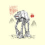 Armored Walker Sumi-E-None-Removable Cover w Insert-Throw Pillow-Astrobot Invention