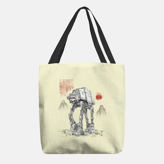 Armored Walker Sumi-E-None-Basic Tote-Bag-Astrobot Invention