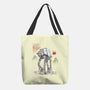 Armored Walker Sumi-E-None-Basic Tote-Bag-Astrobot Invention