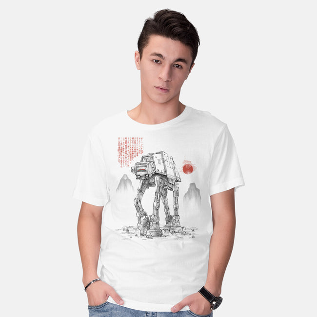 Armored Walker Sumi-E-Mens-Basic-Tee-Astrobot Invention