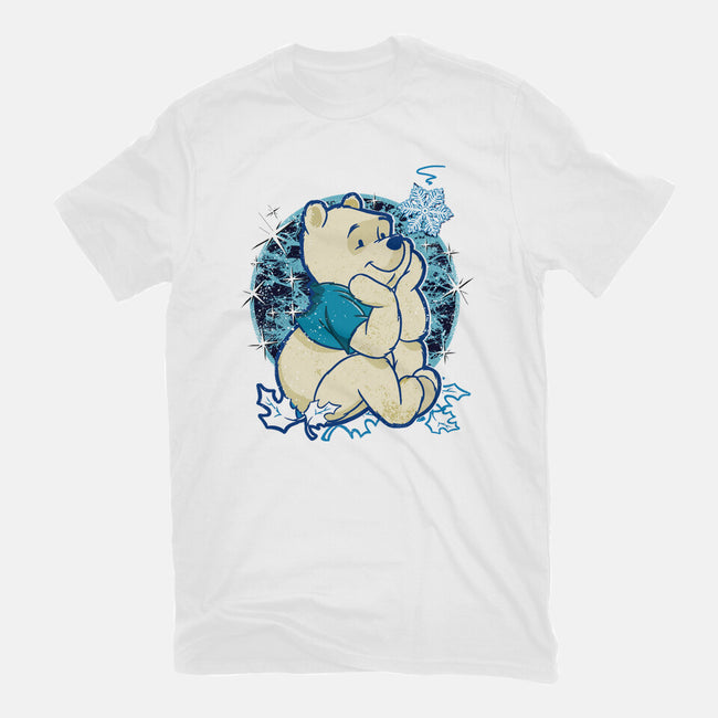 A Bear Winter Day-Womens-Fitted-Tee-palmstreet