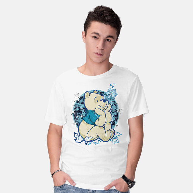 A Bear Winter Day-Mens-Basic-Tee-palmstreet