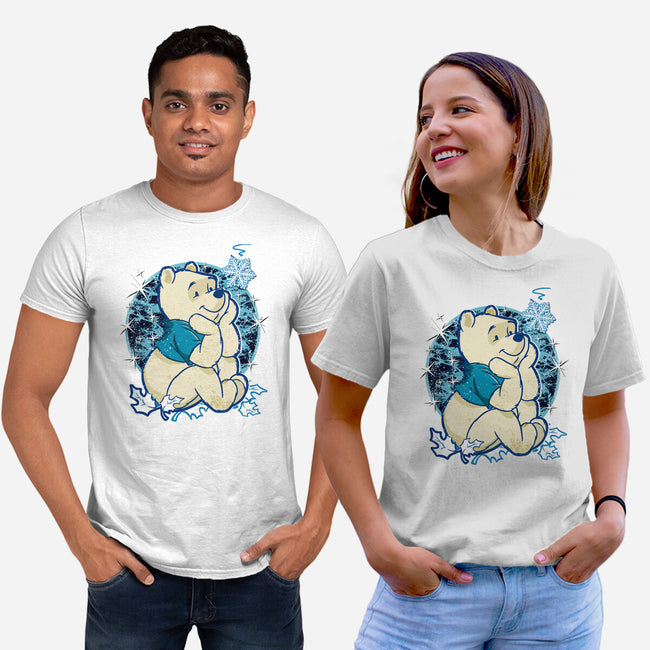 A Bear Winter Day-Unisex-Basic-Tee-palmstreet