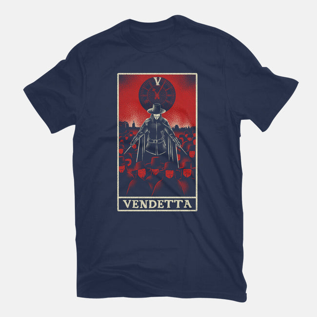 Vendetta Tarot Card-Womens-Fitted-Tee-naomori