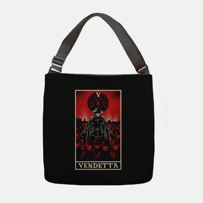 Vendetta Tarot Card-None-Adjustable Tote-Bag-naomori