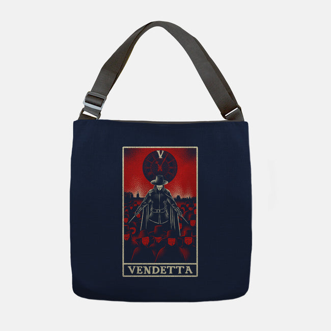 Vendetta Tarot Card-None-Adjustable Tote-Bag-naomori