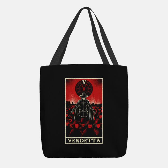 Vendetta Tarot Card-None-Basic Tote-Bag-naomori