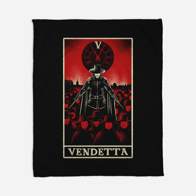 Vendetta Tarot Card-None-Fleece-Blanket-naomori