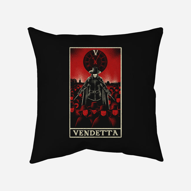 Vendetta Tarot Card-None-Removable Cover w Insert-Throw Pillow-naomori