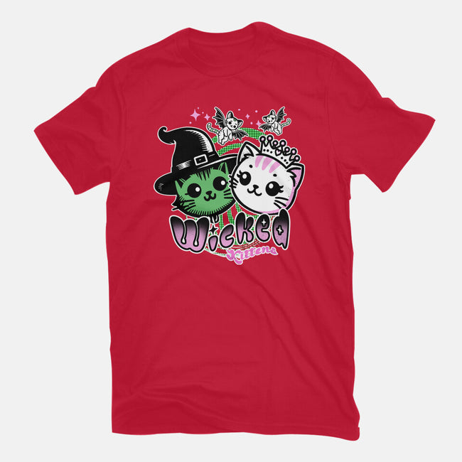 Wicked Kittens-Womens-Basic-Tee-palmstreet