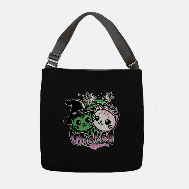 Wicked Kittens-None-Adjustable Tote-Bag-palmstreet