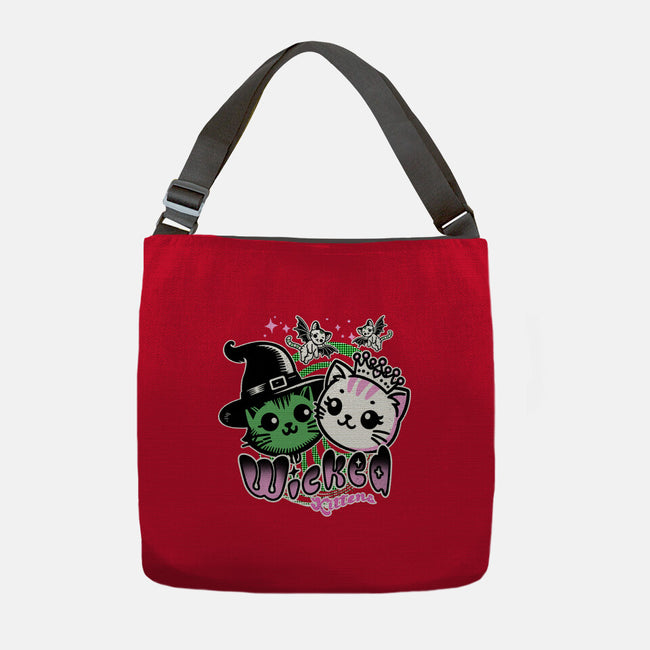 Wicked Kittens-None-Adjustable Tote-Bag-palmstreet