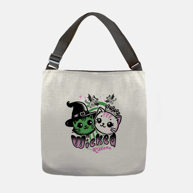 Wicked Kittens-None-Adjustable Tote-Bag-palmstreet
