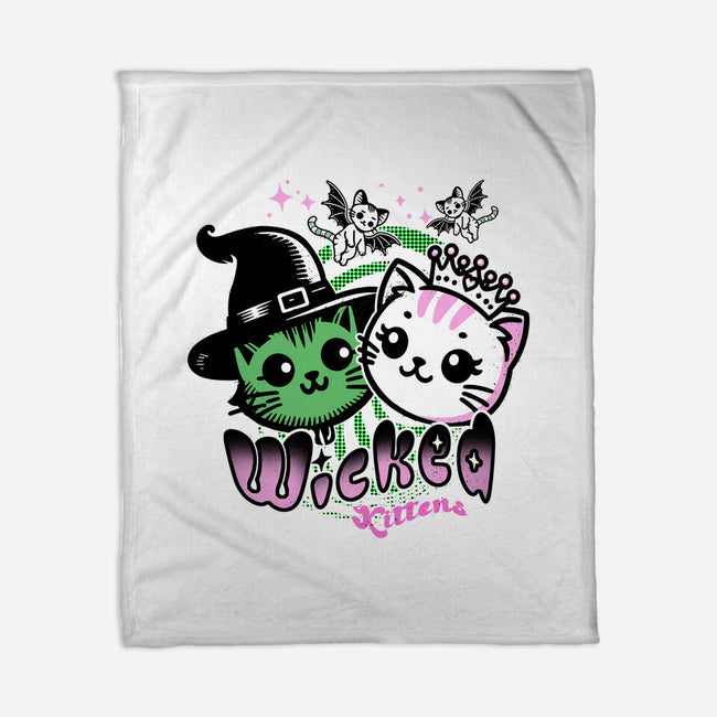 Wicked Kittens-None-Fleece-Blanket-palmstreet