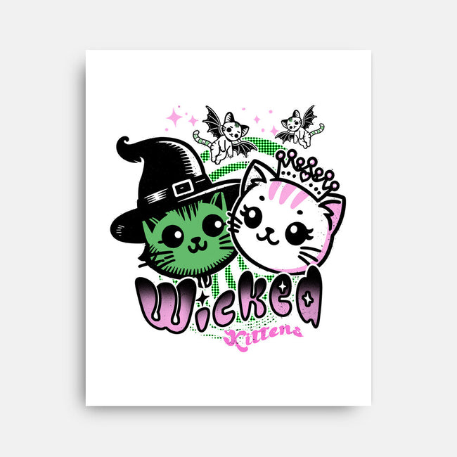 Wicked Kittens-None-Stretched-Canvas-palmstreet