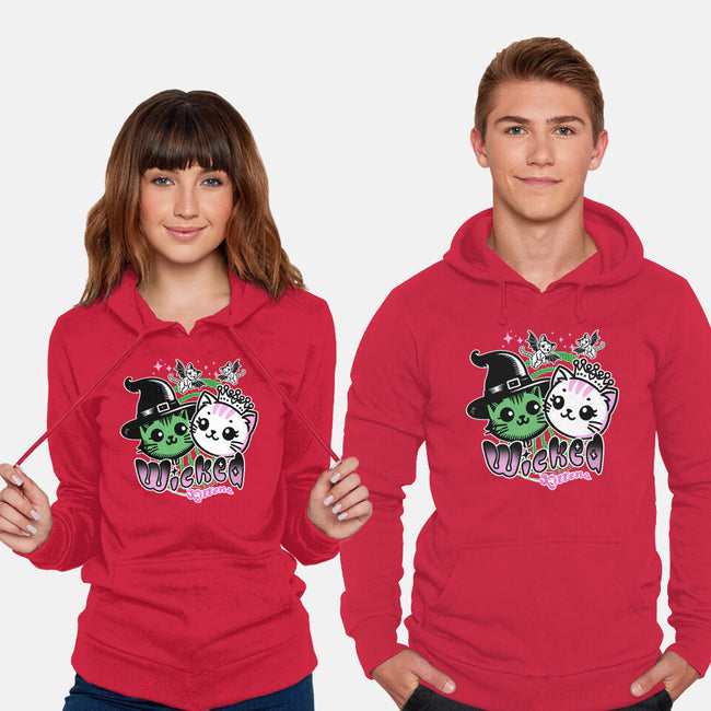 Wicked Kittens-Unisex-Pullover-Sweatshirt-palmstreet