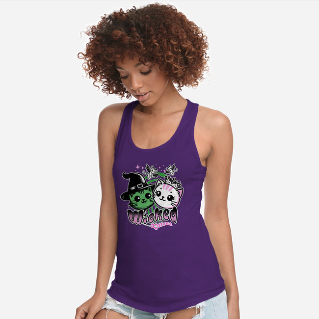 Wicked Kittens-Womens-Racerback-Tank-palmstreet