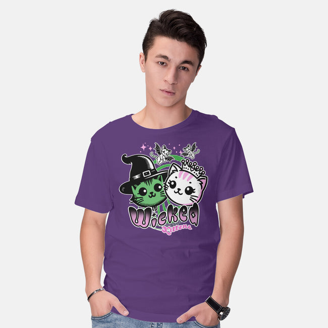 Wicked Kittens-Mens-Basic-Tee-palmstreet