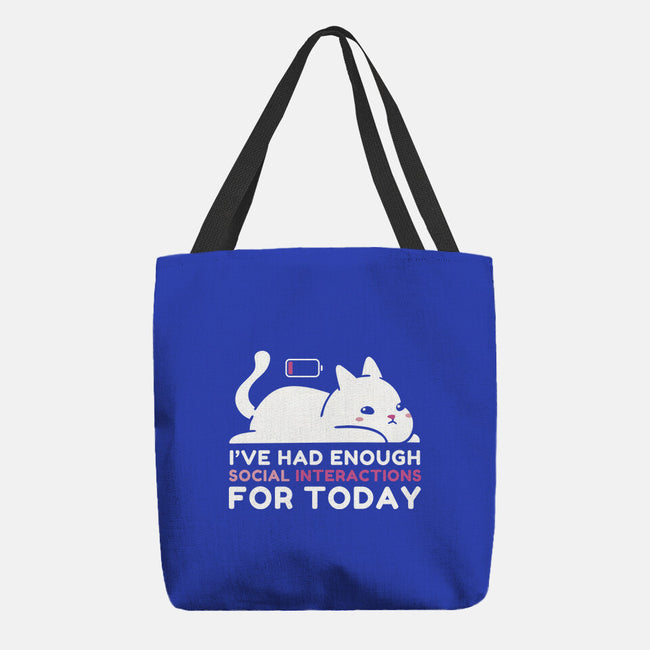 Enough Social Interactions-None-Basic Tote-Bag-brunopires