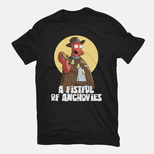 A Fistful Of Anchovies-Womens-Fitted-Tee-zascanauta