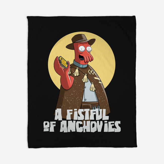 A Fistful Of Anchovies-None-Fleece-Blanket-zascanauta