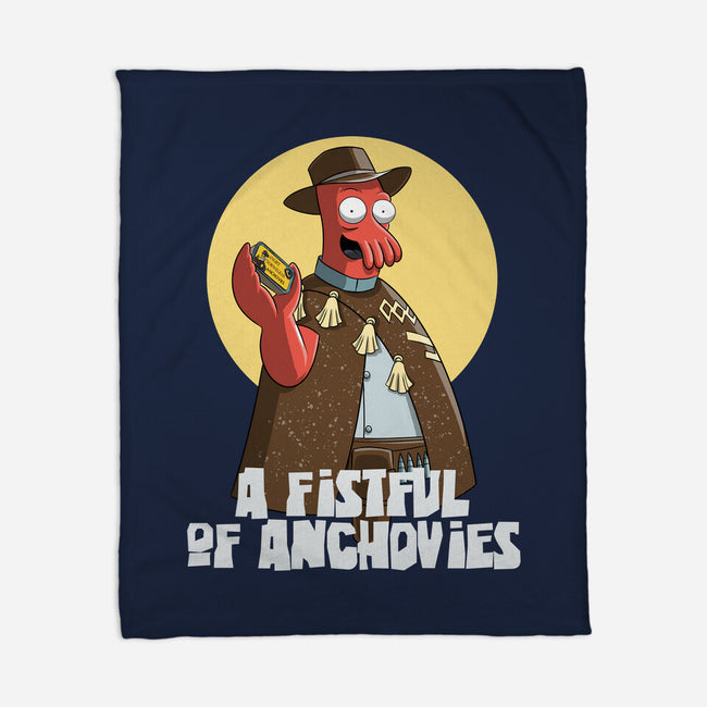 A Fistful Of Anchovies-None-Fleece-Blanket-zascanauta