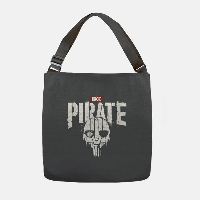 Droid Pirate-None-Adjustable Tote-Bag-teesgeex