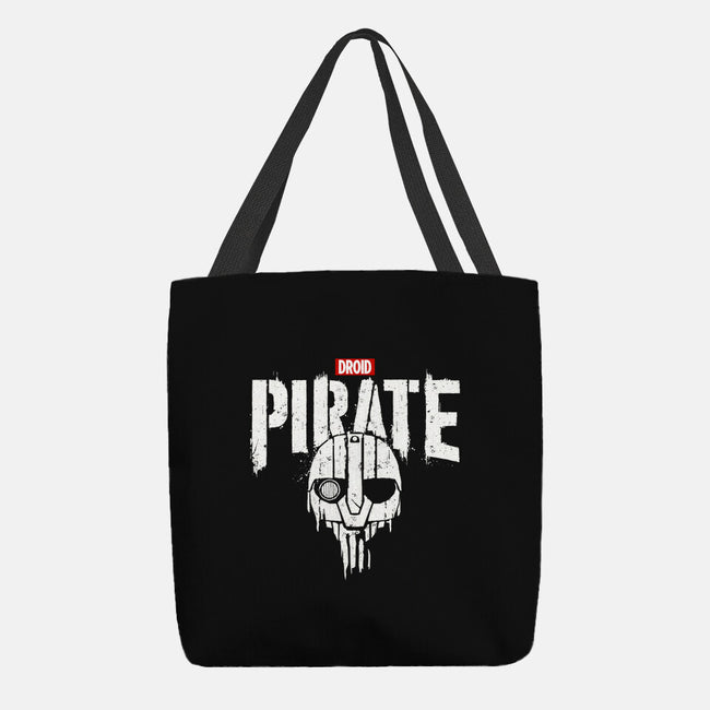 Droid Pirate-None-Basic Tote-Bag-teesgeex