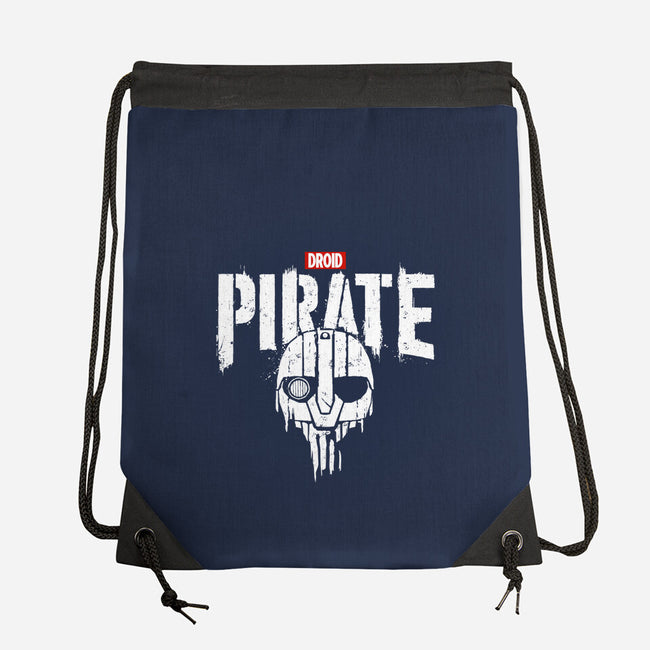 Droid Pirate-None-Drawstring-Bag-teesgeex