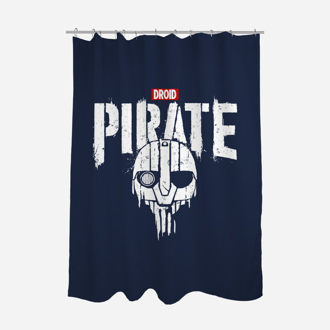 Droid Pirate-None-Polyester-Shower Curtain-teesgeex