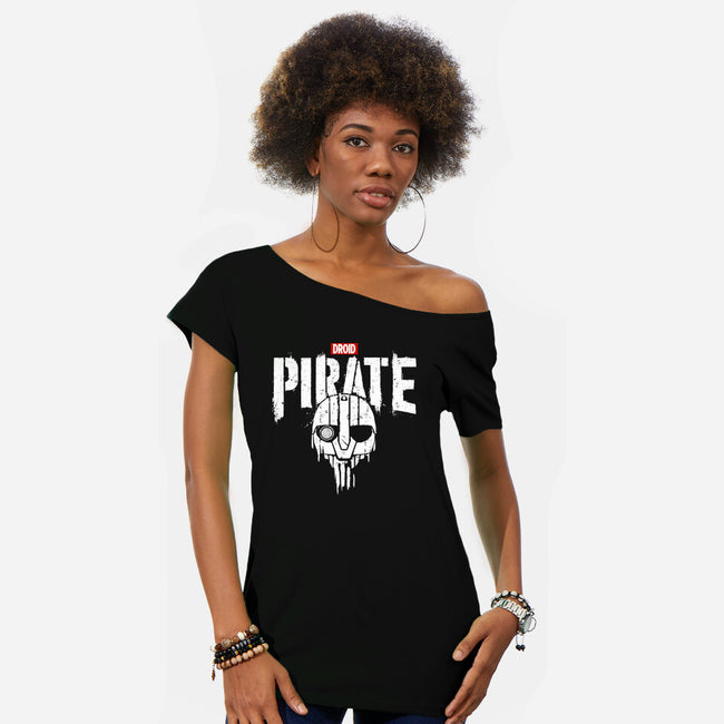 Droid Pirate-Womens-Off Shoulder-Tee-teesgeex