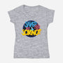 Saved By Science-Womens-V-Neck-Tee-DrMonekers