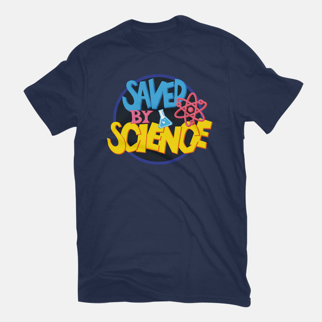 Saved By Science-Womens-Fitted-Tee-DrMonekers