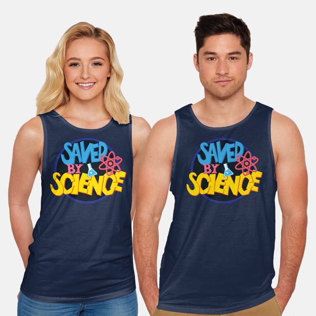 Saved By Science-Unisex-Basic-Tank-DrMonekers