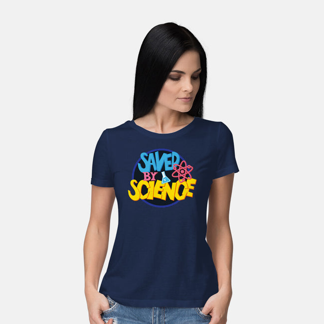 Saved By Science-Womens-Basic-Tee-DrMonekers