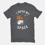 I Need My Space Snoopy-Mens-Premium-Tee-MaxoArt