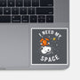 I Need My Space Snoopy-None-Glossy-Sticker-MaxoArt