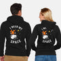 I Need My Space Snoopy-Unisex-Zip-Up-Sweatshirt-MaxoArt