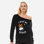 I Need My Space Snoopy-Womens-Off Shoulder-Sweatshirt-MaxoArt