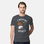 I Need My Space Snoopy-Mens-Premium-Tee-MaxoArt