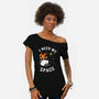 I Need My Space Snoopy-Womens-Off Shoulder-Tee-MaxoArt