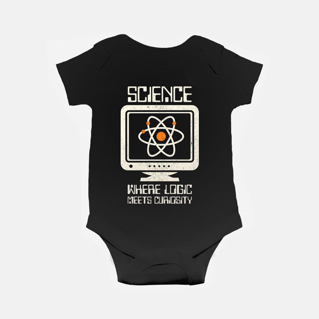 Where Logic Meets Curiosity-Baby-Basic-Onesie-sachpica