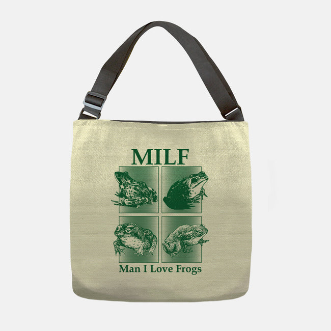 I Love Frogs-None-Adjustable Tote-Bag-sachpica