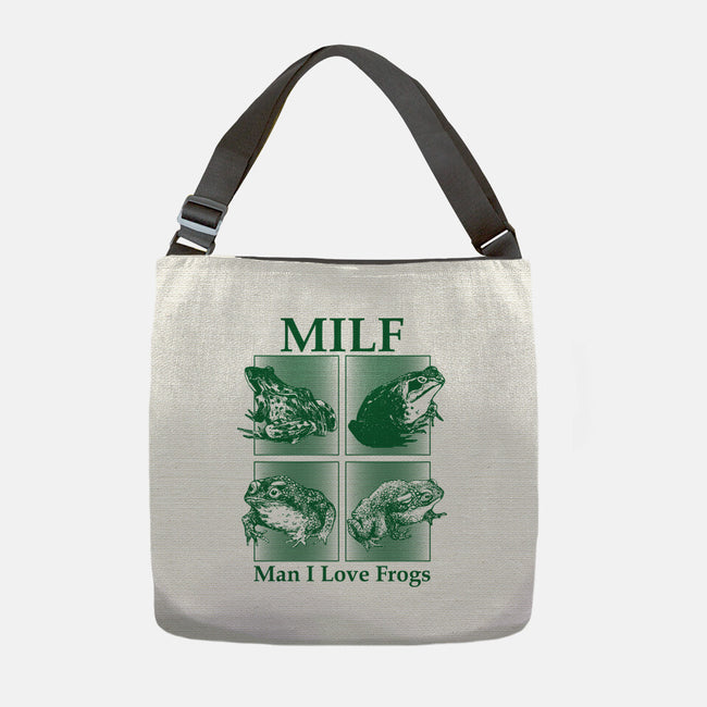 I Love Frogs-None-Adjustable Tote-Bag-sachpica