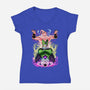 Dragon Trinity-Womens-V-Neck-Tee-Diego Oliver