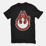 Vintage Millenium Falcon-Womens-Fitted-Tee-Astrobot Invention