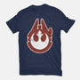 Vintage Millenium Falcon-Womens-Fitted-Tee-Astrobot Invention