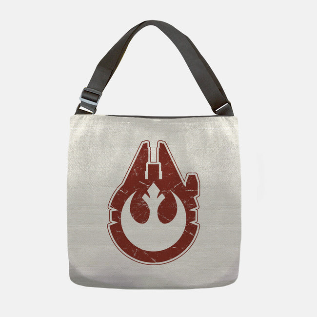 Vintage Millenium Falcon-None-Adjustable Tote-Bag-Astrobot Invention